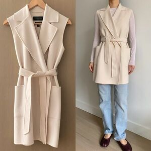 Weekend Maxmara wool vest coat